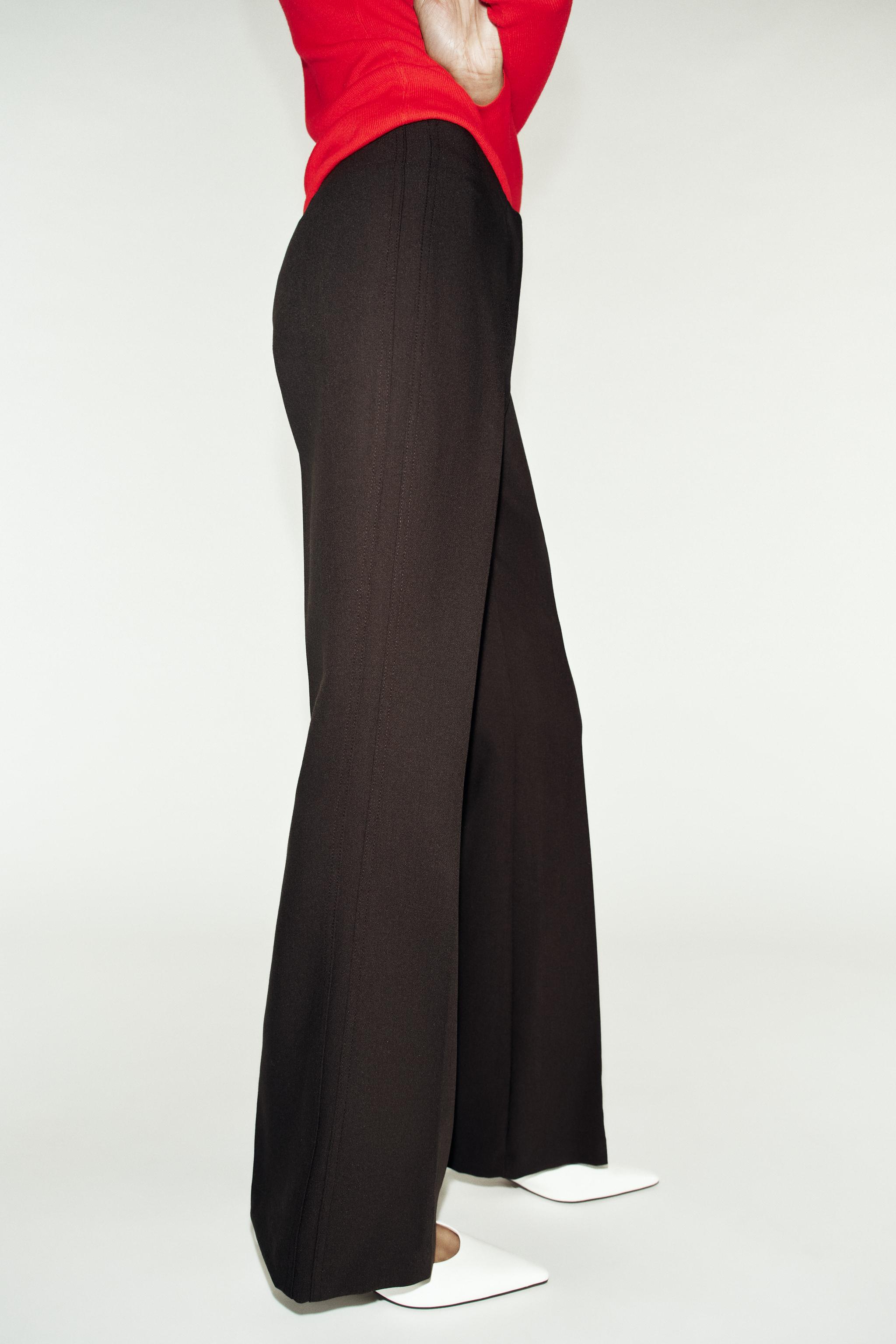 PANTALON FLARE TAILLE BASSE